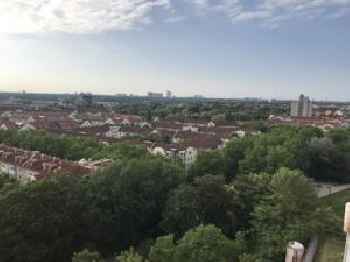 Studio Schwabing fantastic sunset view